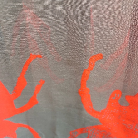 India Hicks Neon Bug “The Siren” Scarf, 82” x 36” - Picture 11 of 13